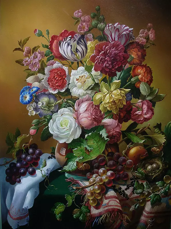 Aleksander Mikhalchyk - Still life with a carpet.