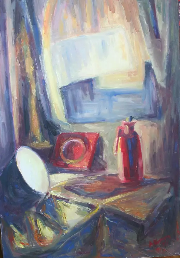 Adrian Kempa - Martwa natura  z  dzbankiem