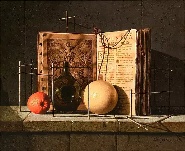 Aurelio Bruni - Still Life with allegory