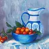 Svetlana Grishkovec-Kiisky - Still life with cherry