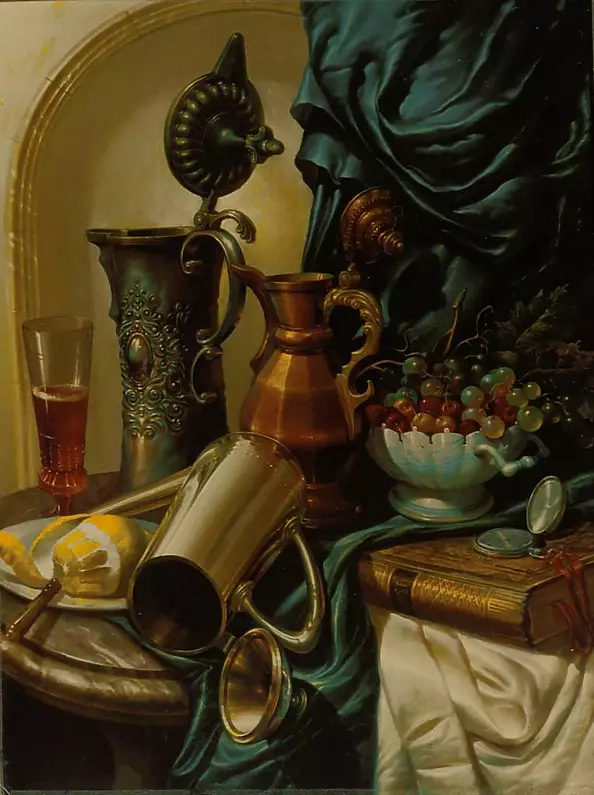 Igor Onoprienko - Still life with crockery 