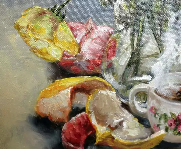 Marina Kozlowska - Still life with roses