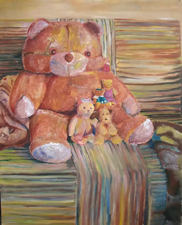 Teresa Kazimierczak - Martwa natura z pluszakami
