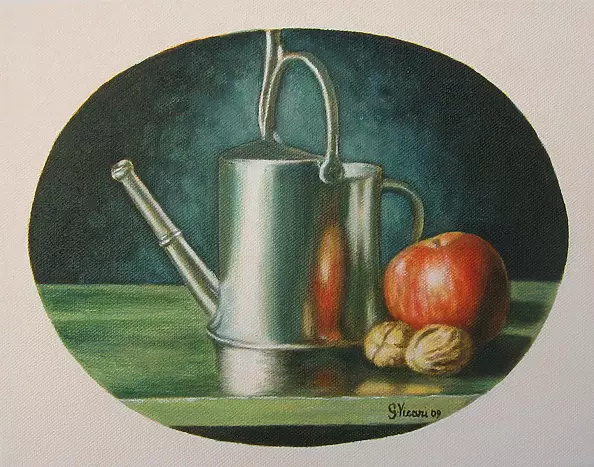 Gaetano Vicari - Still-life with a jug of milk