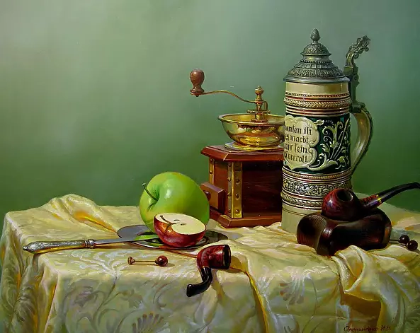 Igor Onoprienko - Still life with tubes