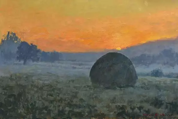 Wojciech Górecki - A stack at dawn