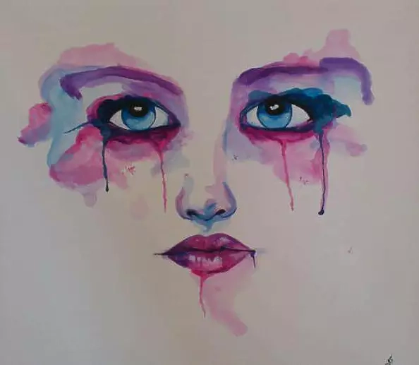 Aleksandra Wagner - Strahlendes Blau in Acryl