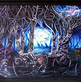 Ryszard Trzeciak - A scary forest