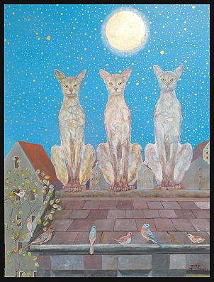   - The guards... at dawn