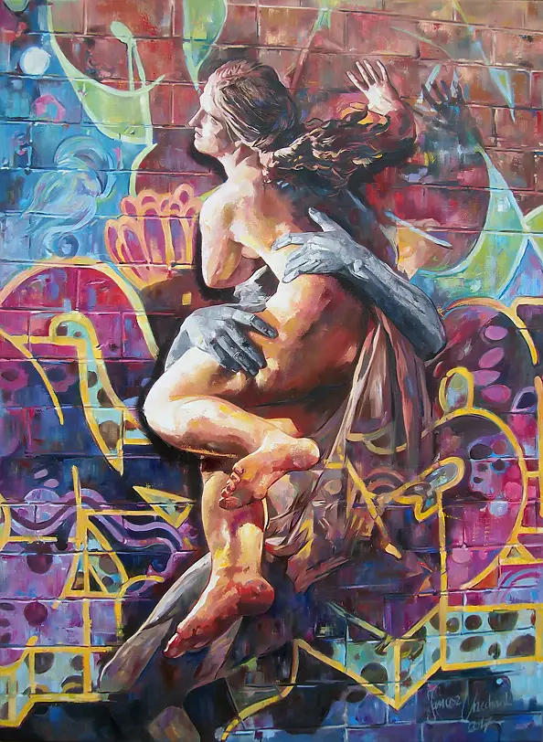 Janusz Orzechowski - Street Art Drama