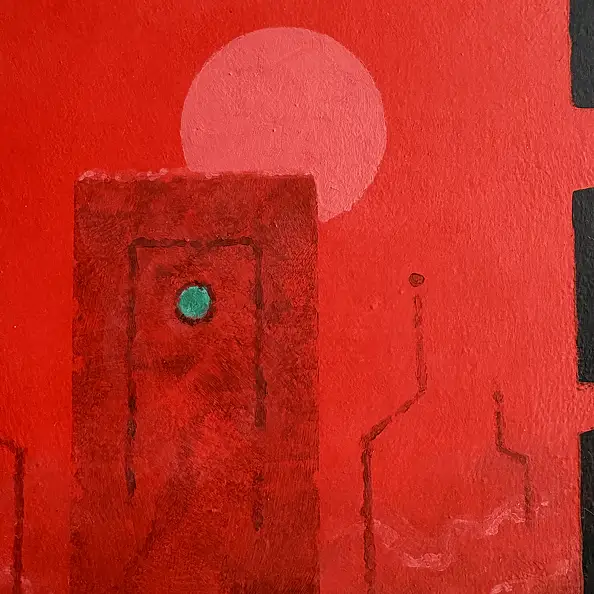 Sebastian Garyantesiewicz, Struttura della forma finale, Dipinto acrilico - tela, 70 x 100