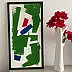Danuta Zgoł, Structure of Thought - SB1, Acrylic painting - canvas, 50 x 100