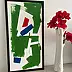 Danuta Zgoł, Structure of Thought - SB1, Acrylic painting - canvas, 50 x 100