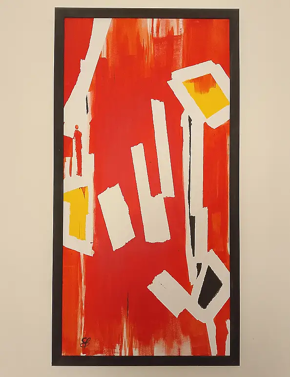 Danuta Zgoł, Structure of Thought - SB2, Acrylic painting - canvas, 50 x 100