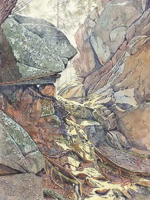 Leszek Legut - Luminous flux at Karpatce, Karpacz