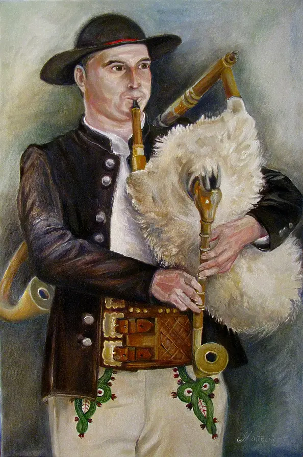 Małgorzata Wójtowicz Cichoń - Stryszawa bagpiper