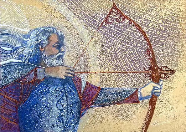 Krzysztof Trzaska - "Shooter" from the series "Zodiac Signs"