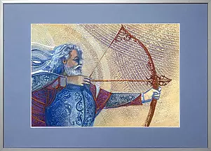 Krzysztof Trzaska - "Shooter" from the series "Zodiac Signs"