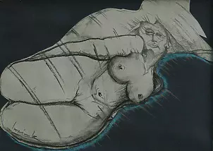 Tadeusz Iwańczuk - Studium aktu 2