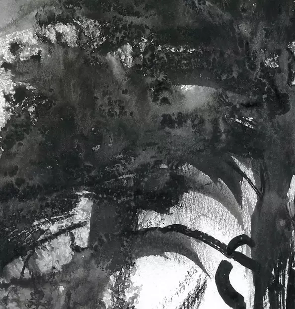 Witold Kubicha - Studium sosny - sumi-e