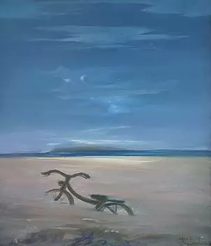 Salvatore Fratantonio - Sulla spiaggia dopo l`altamarea