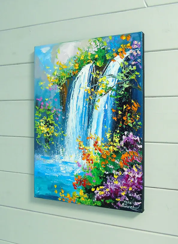 Olha Darchuk - Summer Waterfall