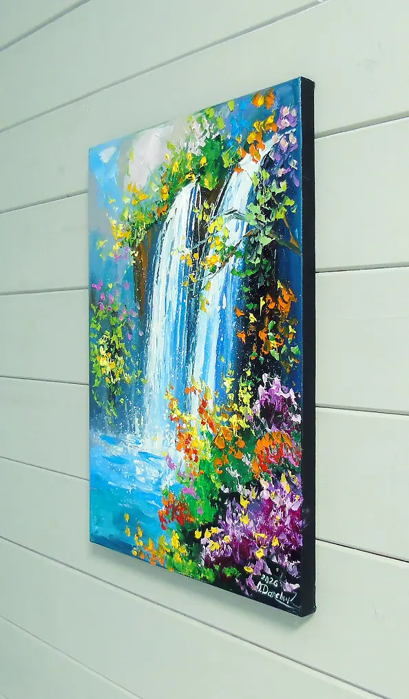 Olha Darchuk - Summer Waterfall