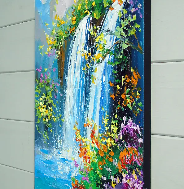 Olha Darchuk - Summer Waterfall