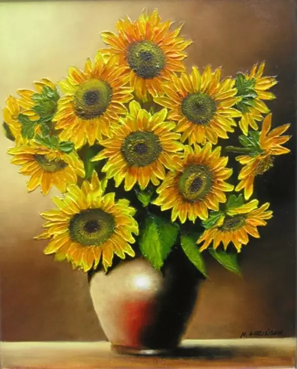 Marlena Łozińska - Sunflowers VI