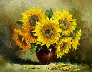 Armenian Art - Sunflowers