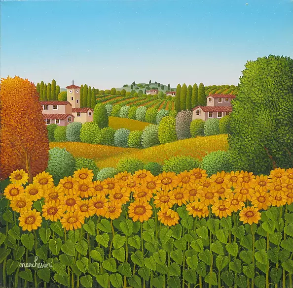 Cesare Marchesini - Sunflowers