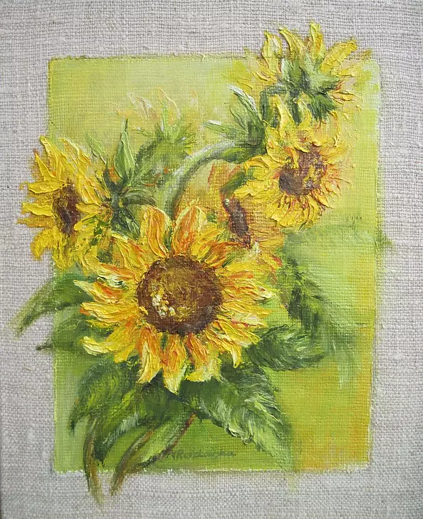 Maria Roszkowska - Sunflowers