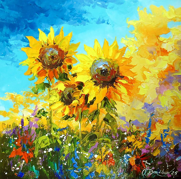 Olha Darchuk - Sunflowers
