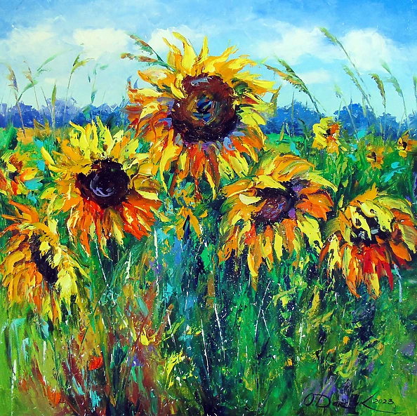 Olha Darchuk - Sunflowers