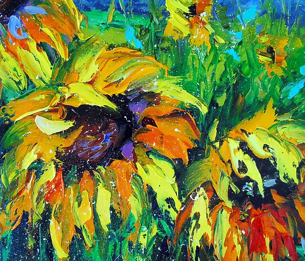 Olha Darchuk - Sunflowers