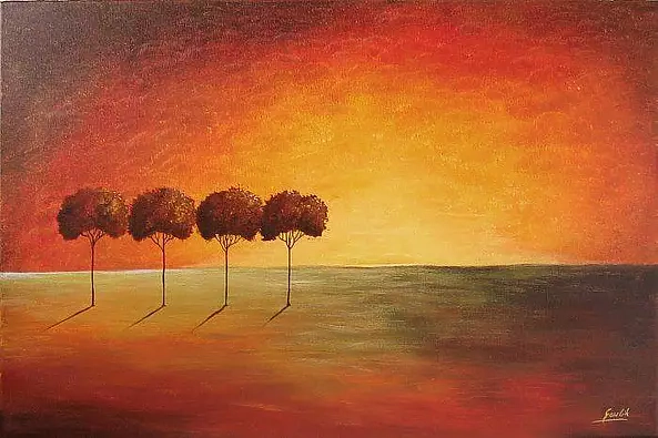 Ewa Gawlik - Pejzaż słoneczny