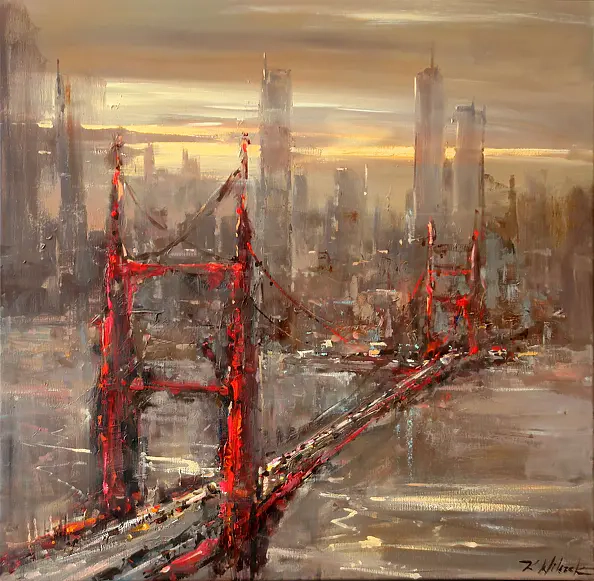 Kornel Wilczek - Pont du coucher de soleil