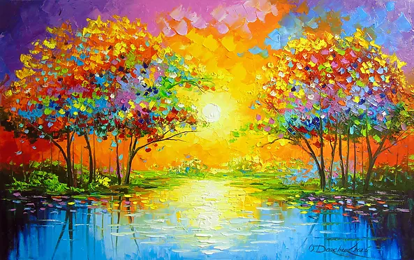 Olha Darchuk - Bagliore del tramonto