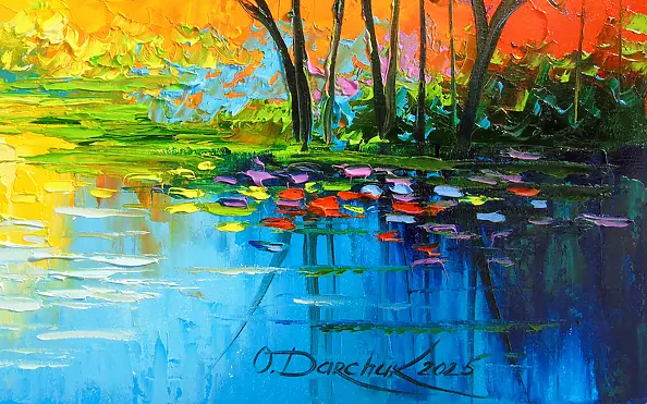 Olha Darchuk - Bagliore del tramonto