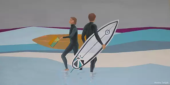 Monika Targiel - surfeurs
