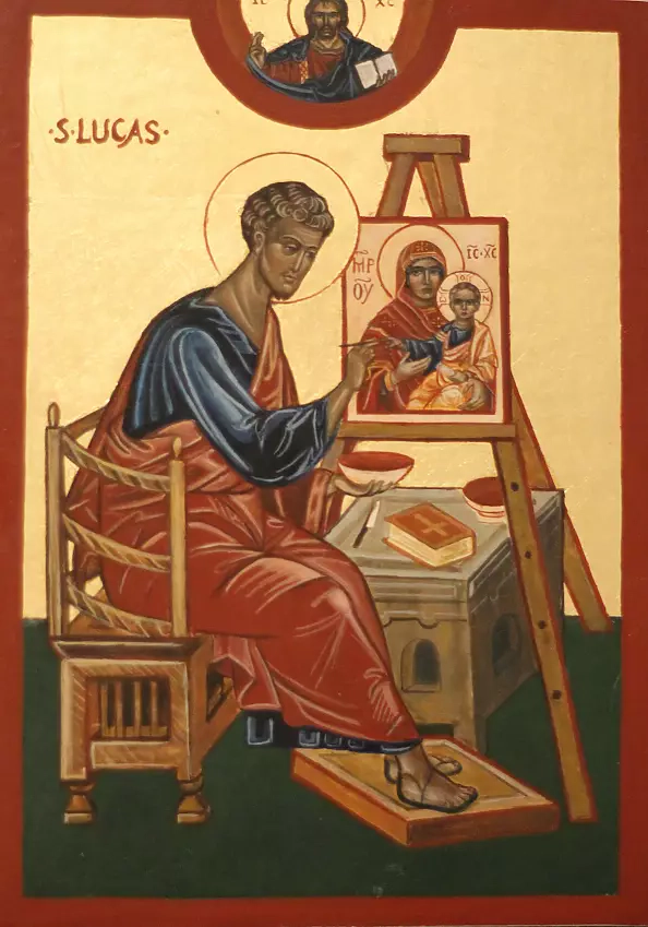Monika Pakuła Ośmiałowska - St. Luke Painting