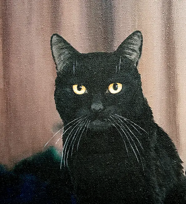 Nataliya Bagatskaya, Świadkowie Niewidzialnego, Obraz akrylowy - płótno, 80 x 100
