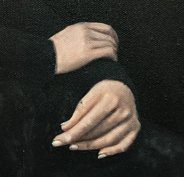 Nataliya Bagatskaya, Świadkowie Niewidzialnego, Obraz akrylowy - płótno, 80 x 100