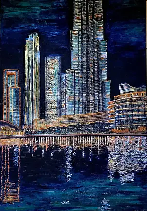 Krystyna PALCZEWSKA - Lights of Dubai