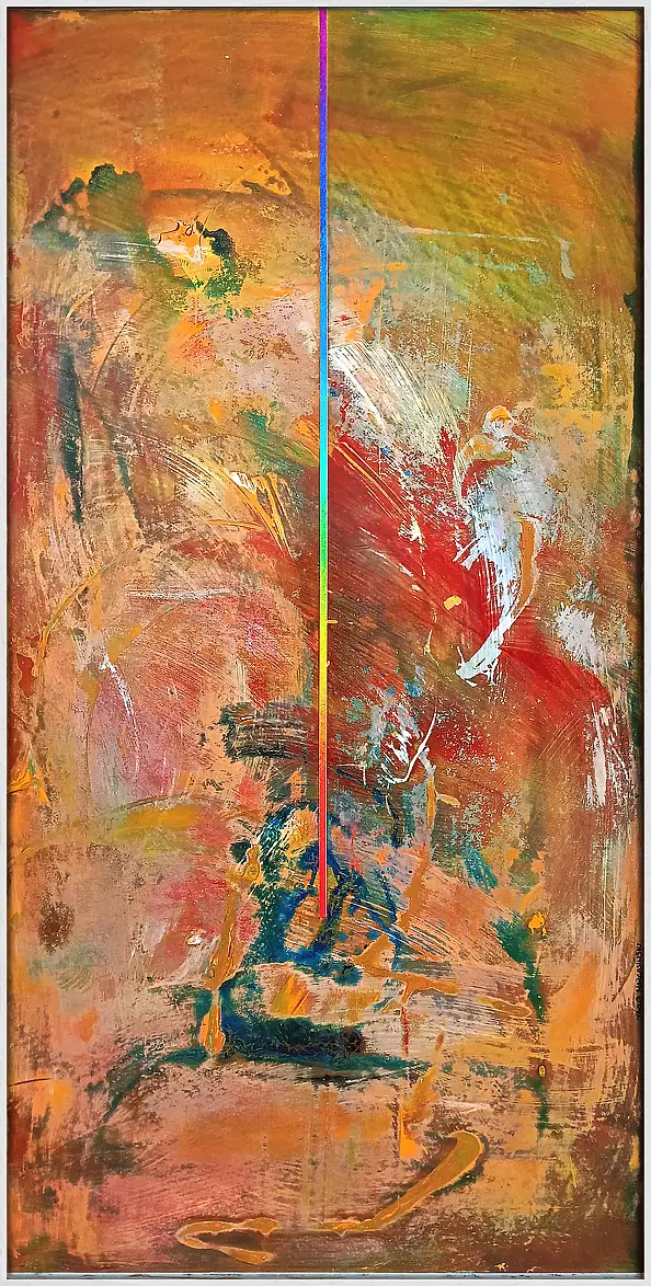 Jakub Margasinski, Światło (spektrum), Obraz akrylowy - płyta, 60 x 120