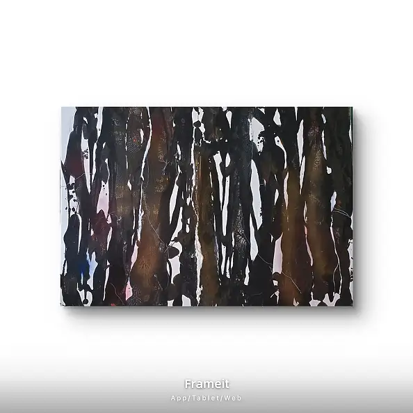 Ewa Mościszko, Swiatlo lasu , Obraz akrylowy - płótno, 75 x 55