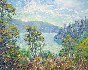   -  "Światło na wodzie, pejzaż letni"