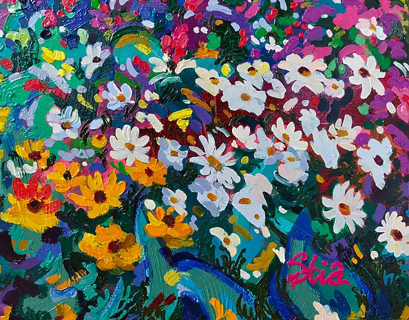 Anastasiia Kurkova, Światłopływ Stulecia, Obraz olejny - płótno, 240 x 170