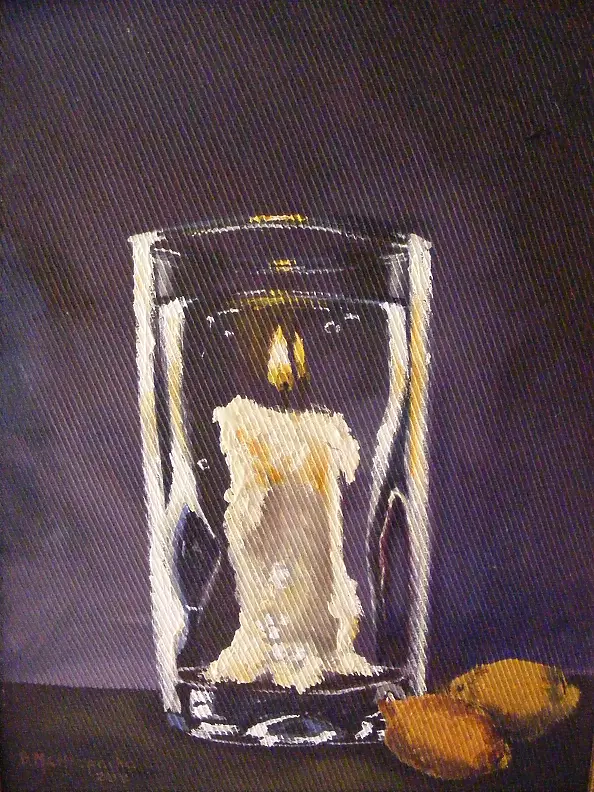 Bozena Chlopecka - Swieczka i cytryny