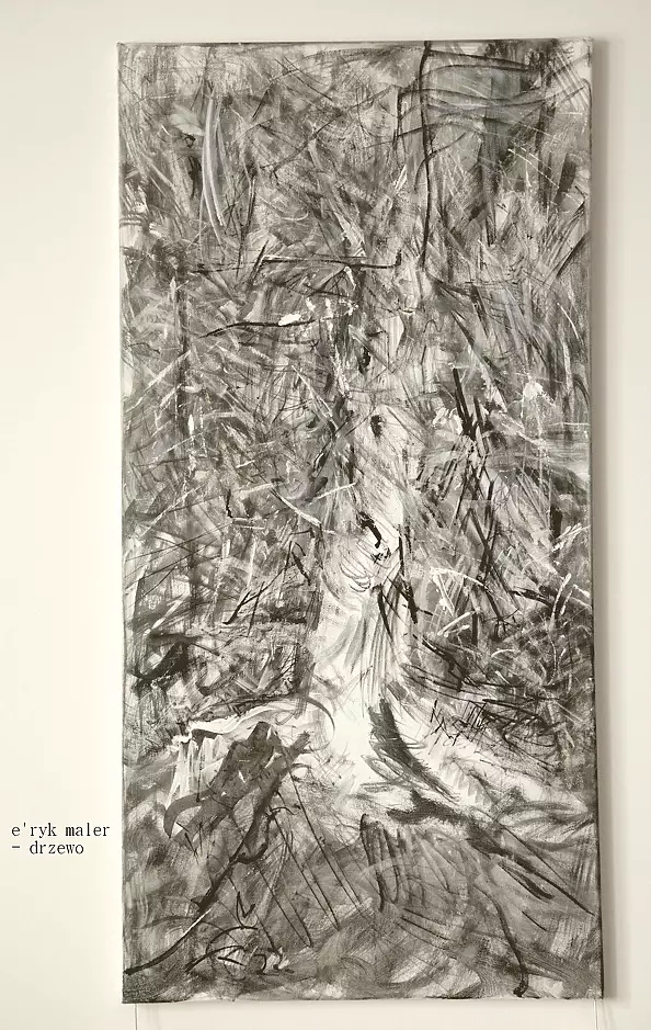 Eryk Maler - Spruce in the sun, tree